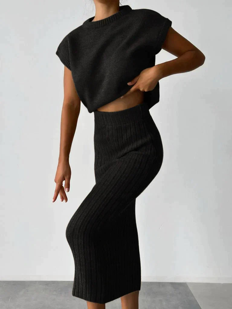 Ribbed Knit Set