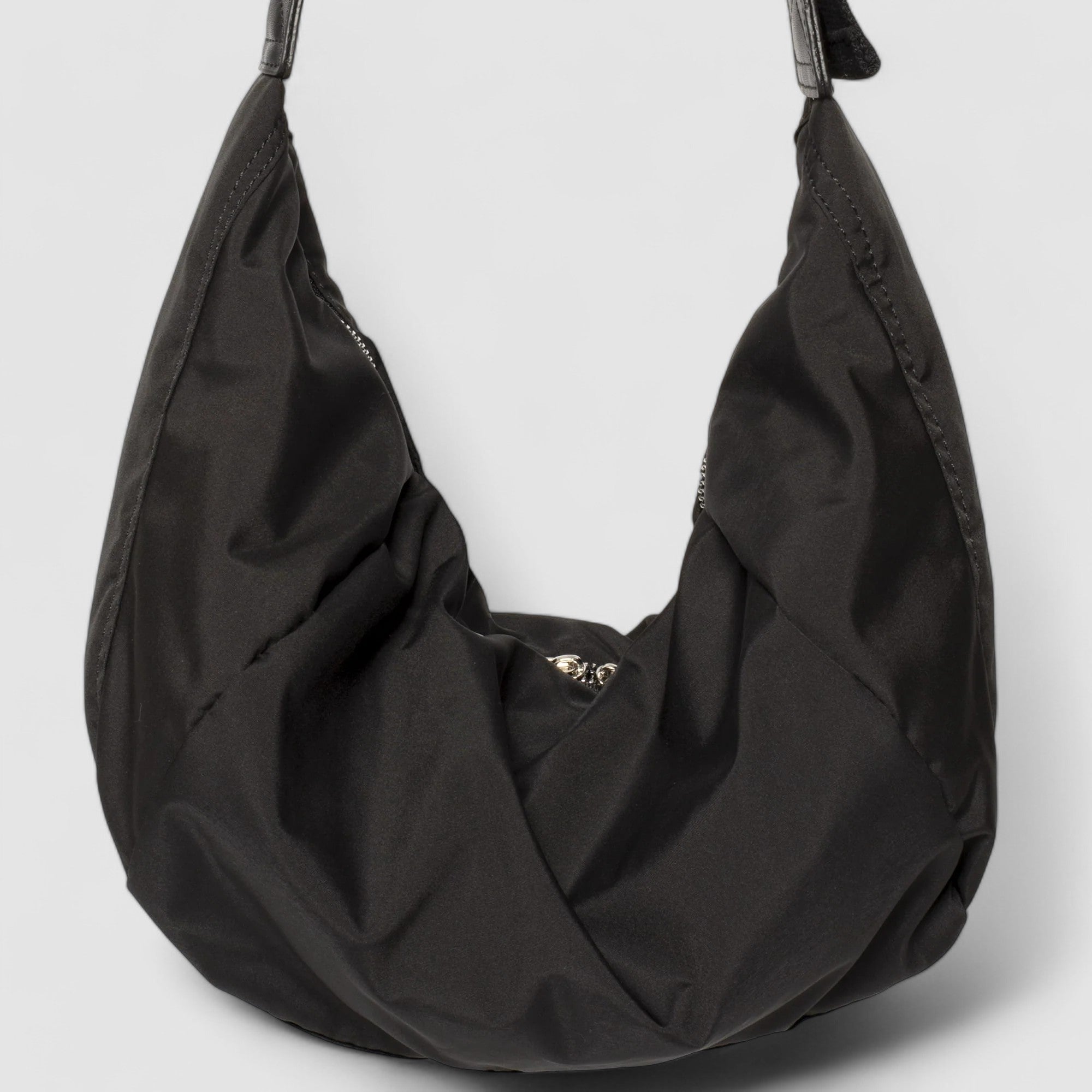 Oversized Nylon Puffer Shoulder Bag
