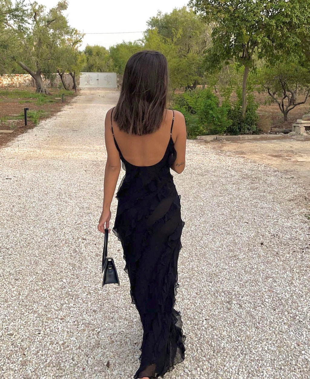Summer Sleeveless Ruffle Dress