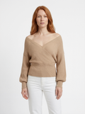 Ribbed Off-Shoulder Sweater