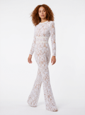 Long Sleeve Lace Jumpsuit