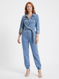 Relaxed Fit Denim Jumpsuit
