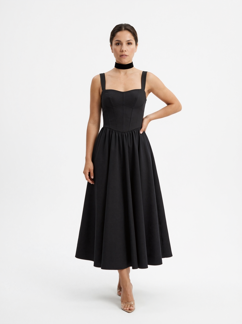Bustier Midi Dress