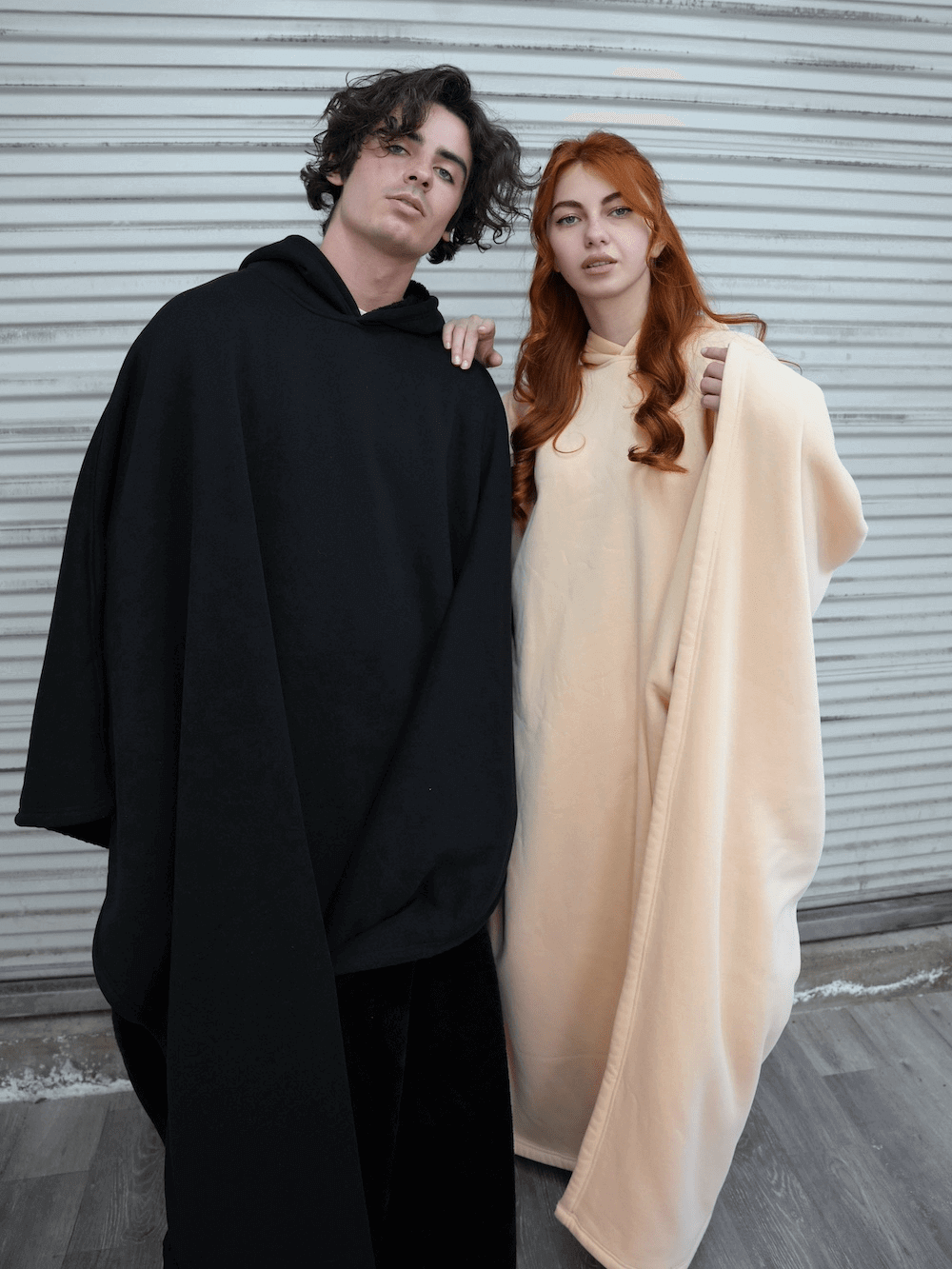 Oversized Hooded Wearable Blanket