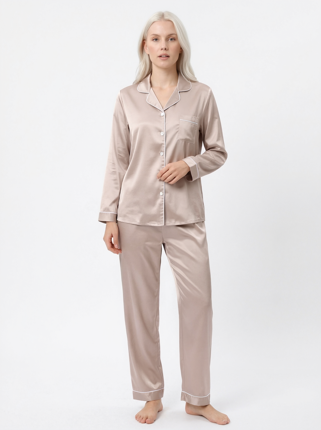 Classic Satin Pajama Set