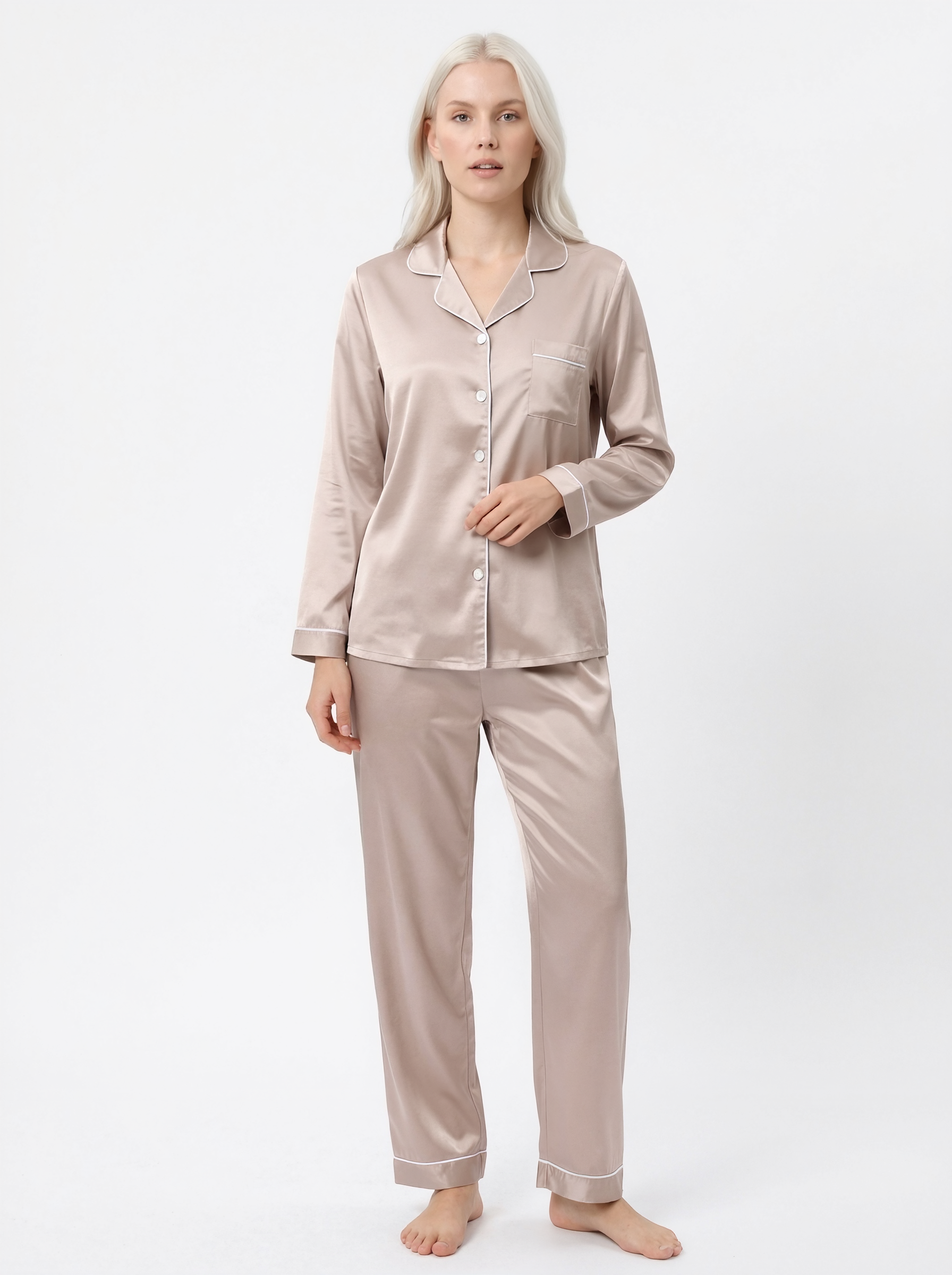 Classic Satin Pajama Set