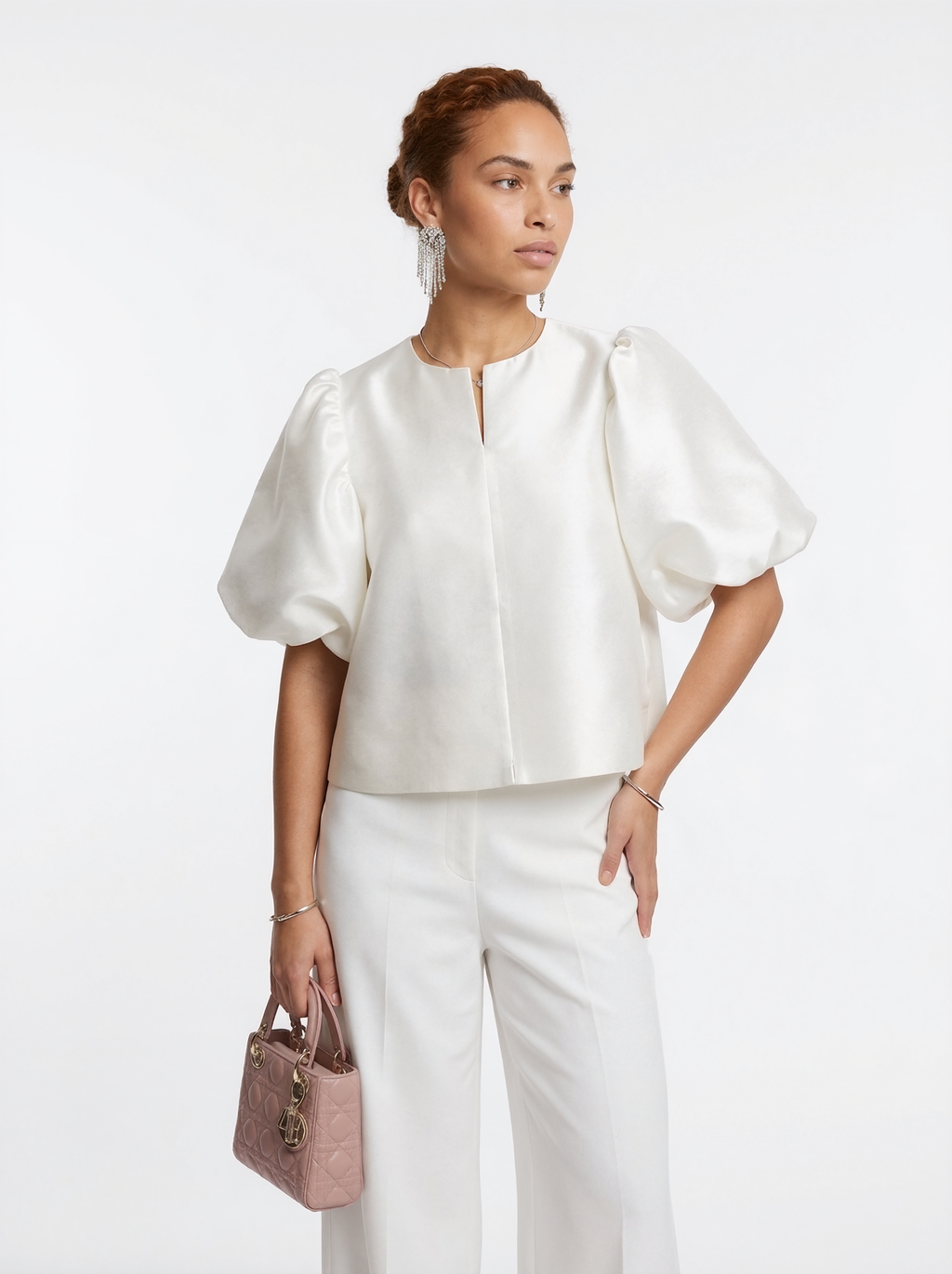 Relaxed Puff Sleeve Top