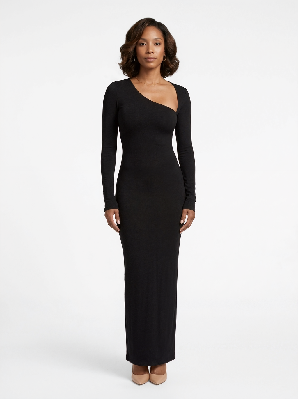 Asymmetrical Maxi Dress