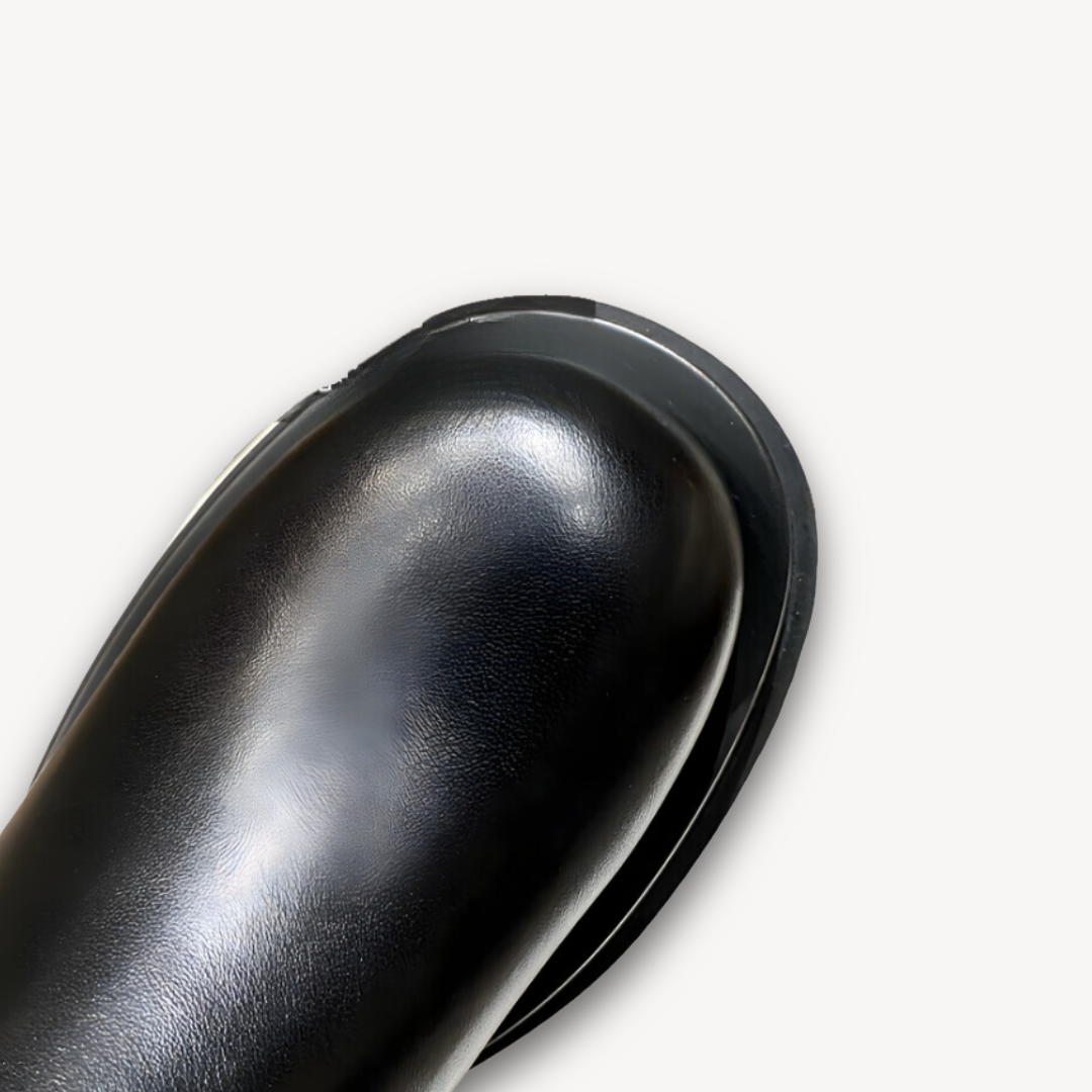Black Chunky Sole Chelsea Boots