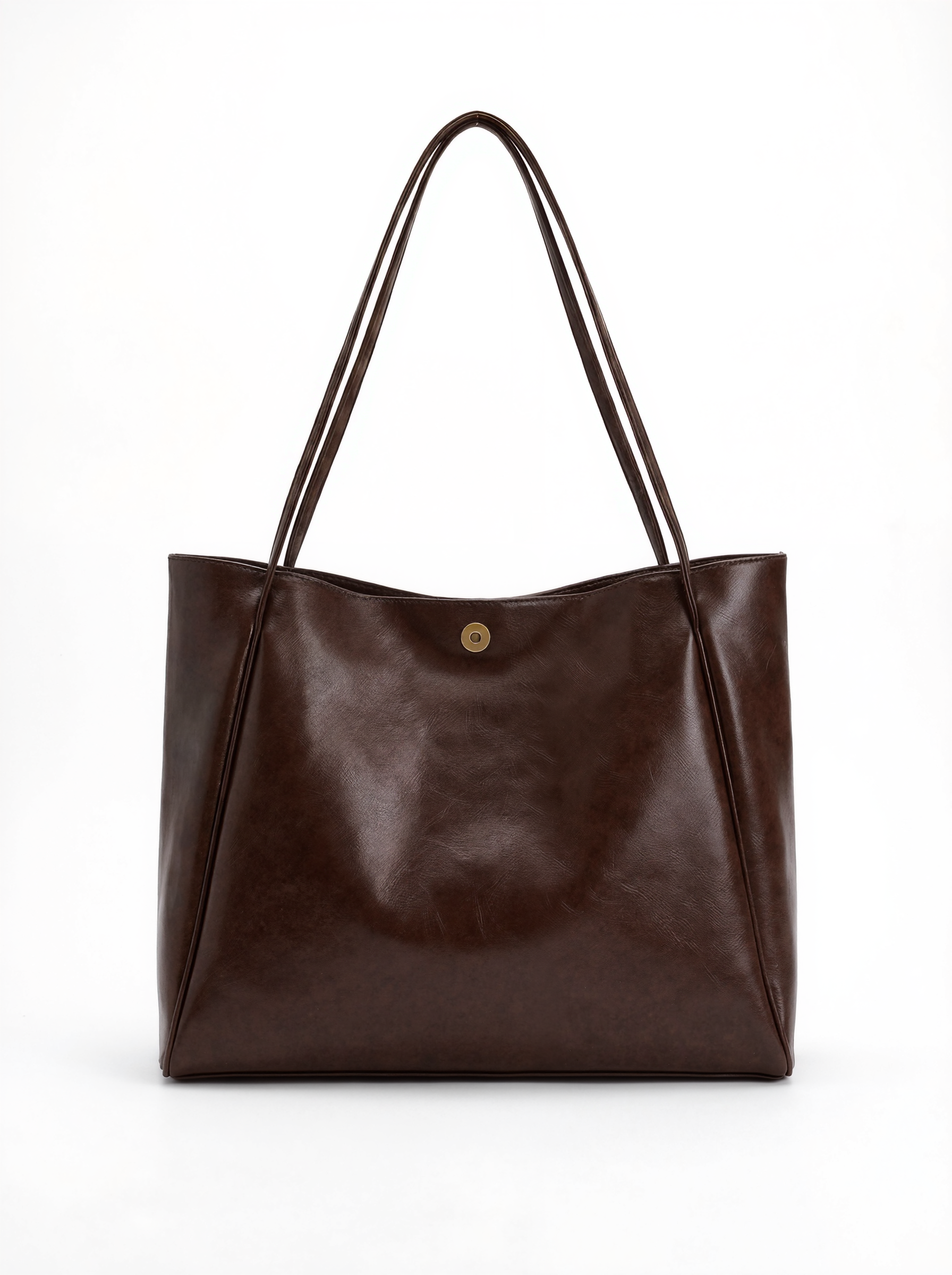 Large Vegan Leather Shopper Bag
