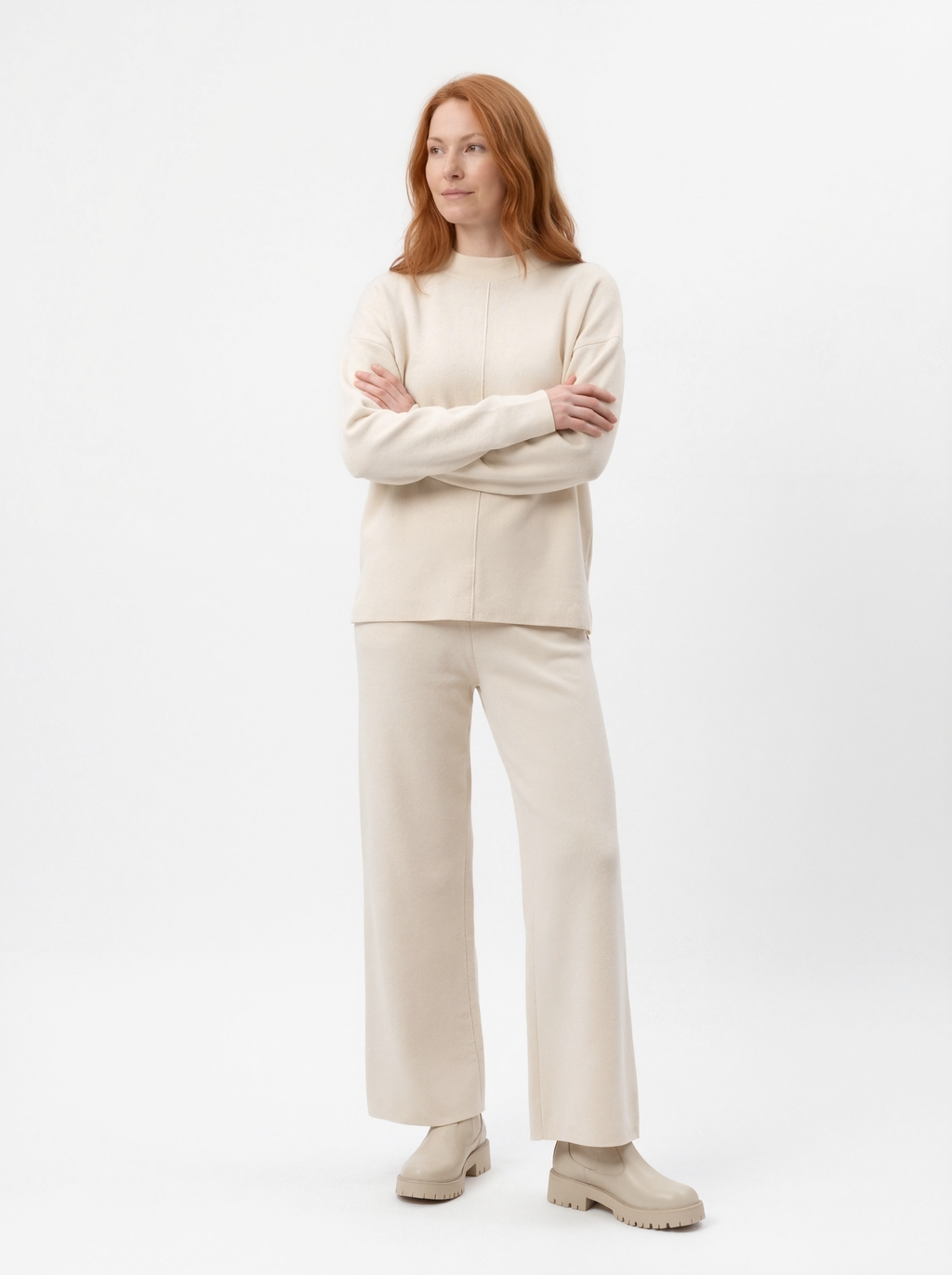 High Waist Knit Two Piece Set