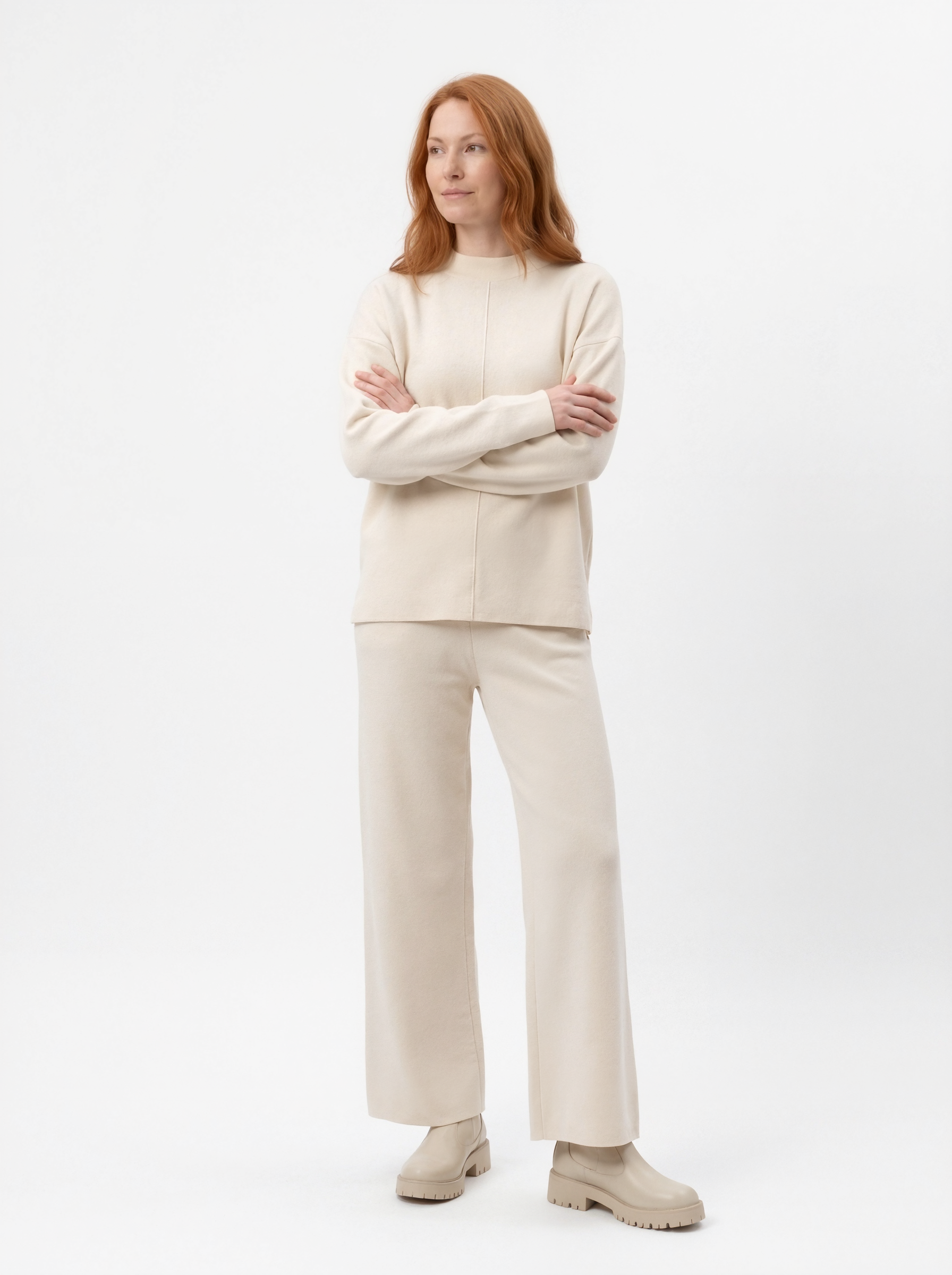 High Waist Knit Two Piece Set