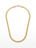 Gold Herringbone Necklace
