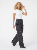 Wide Leg Cargo Jeans