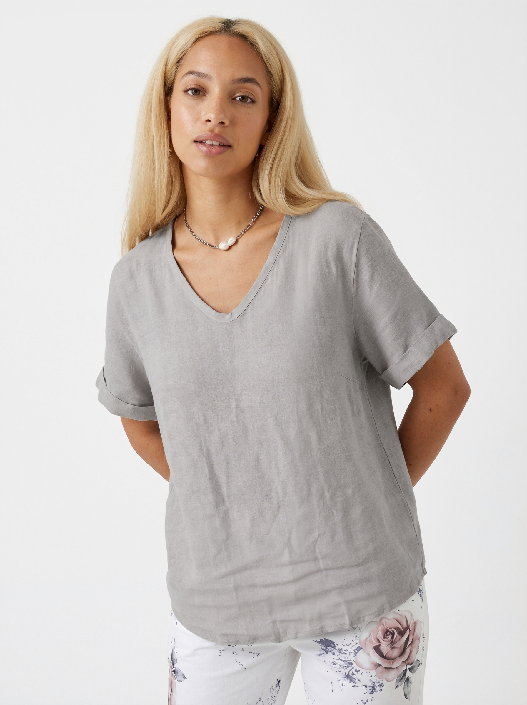 Summer V-Neck Blouse