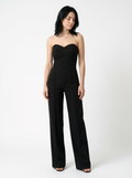 Strapless Wide Leg Jumpsuit