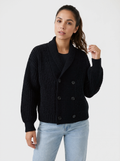Chunky Double-Breasted Sweater
