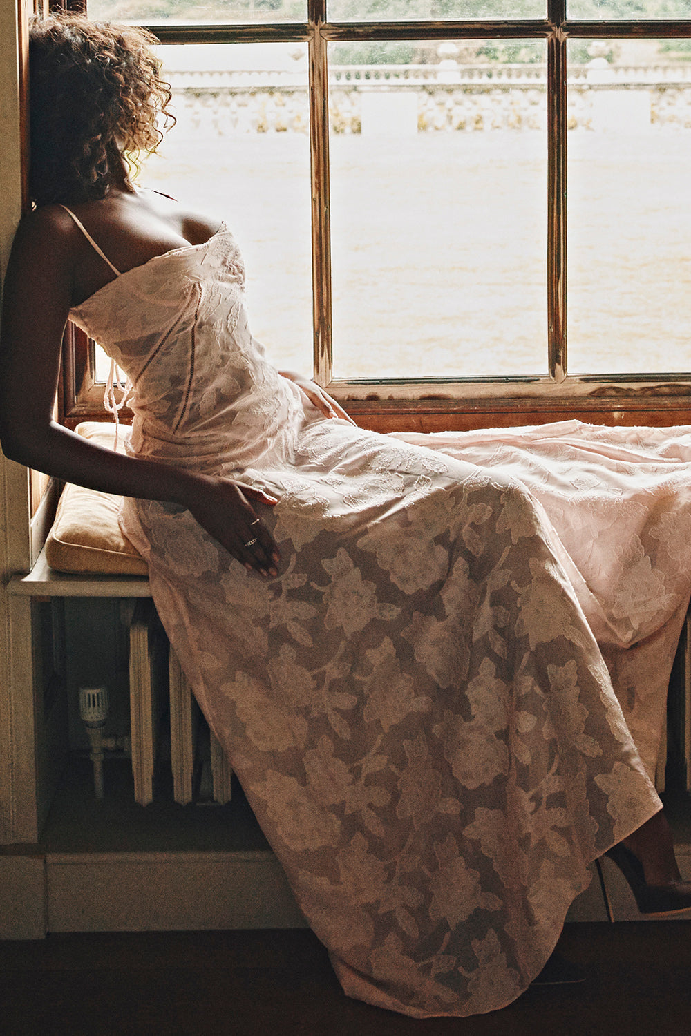 Embroidered Sleeveless Maxi Dress
