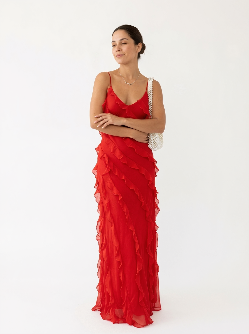Summer Sleeveless Ruffle Dress
