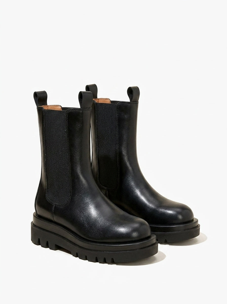 Chunky Platform Chelsea Boots