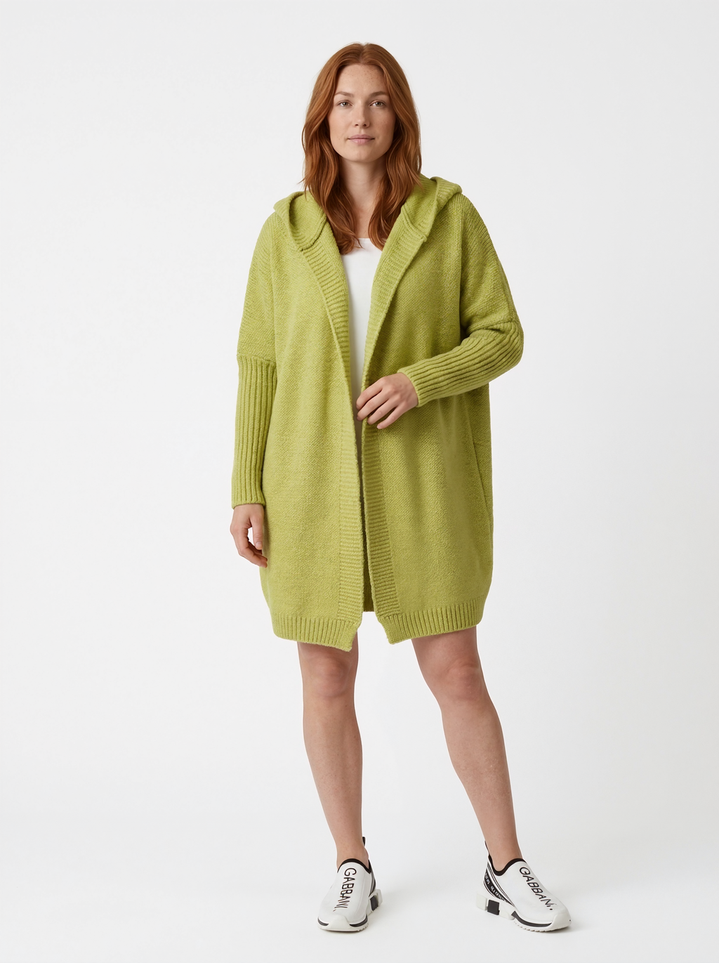 Oversized Hooded Cardigan