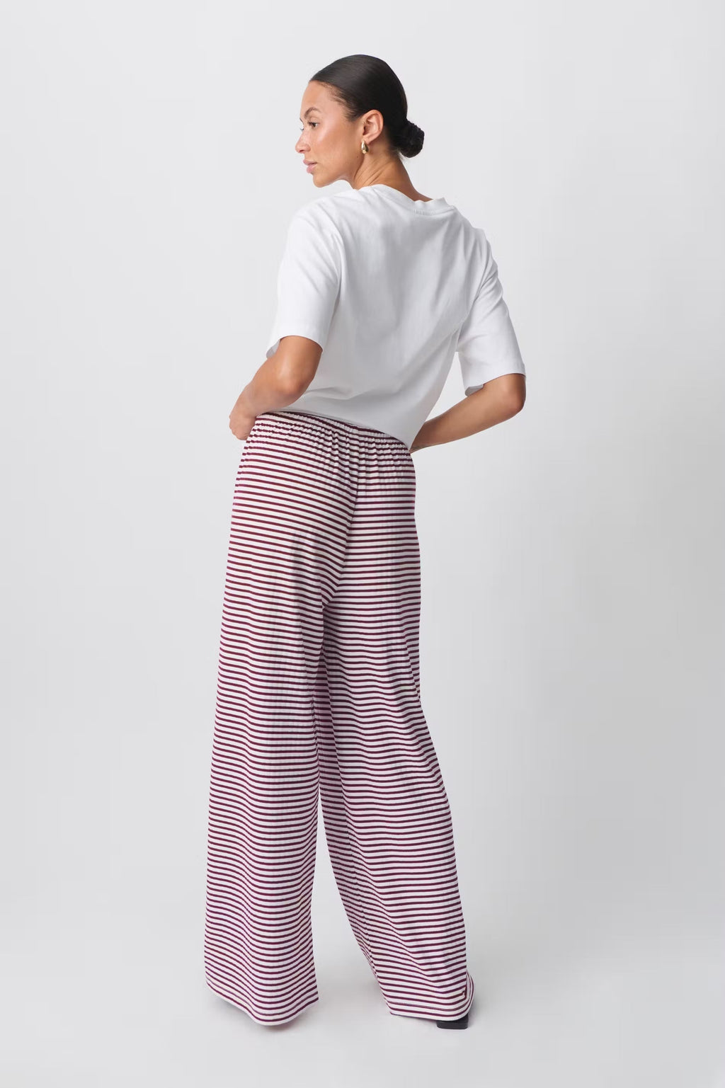 Low Rise Striped Lounge Trousers