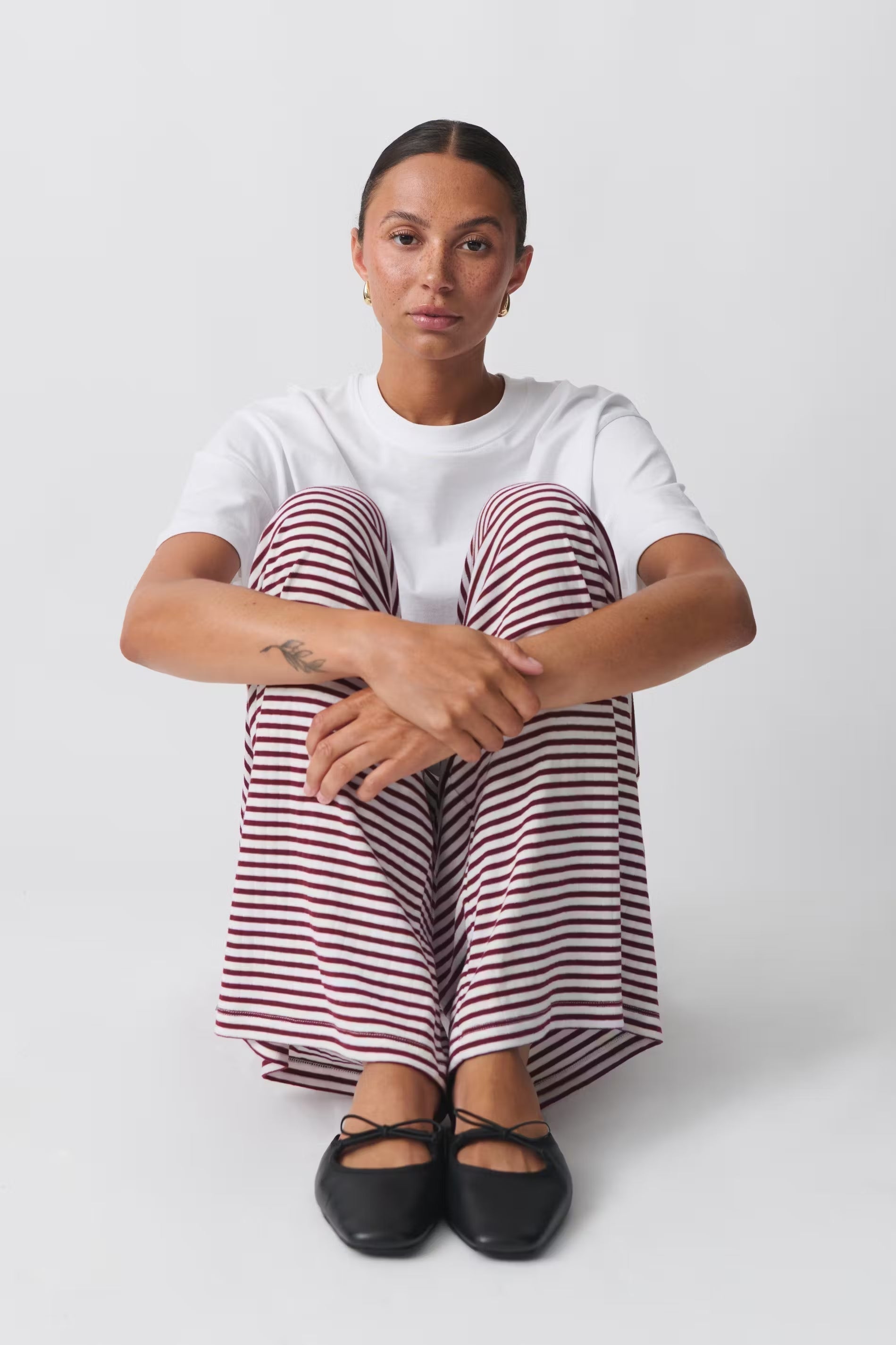 Low Rise Striped Lounge Trousers