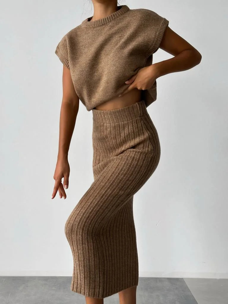 Ribbed Knit Set