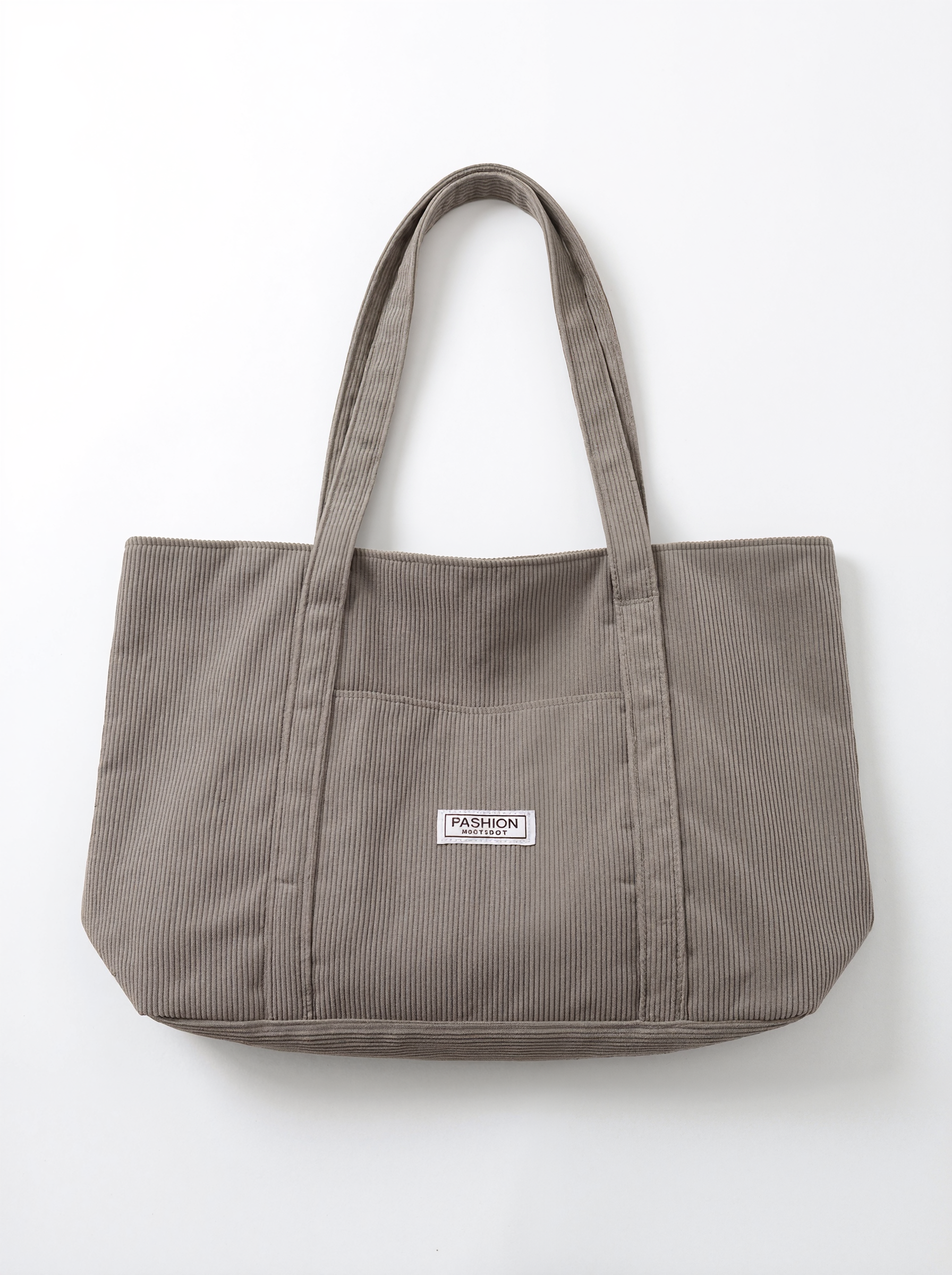 Corduroy Oversized Shoulder Tote Bag