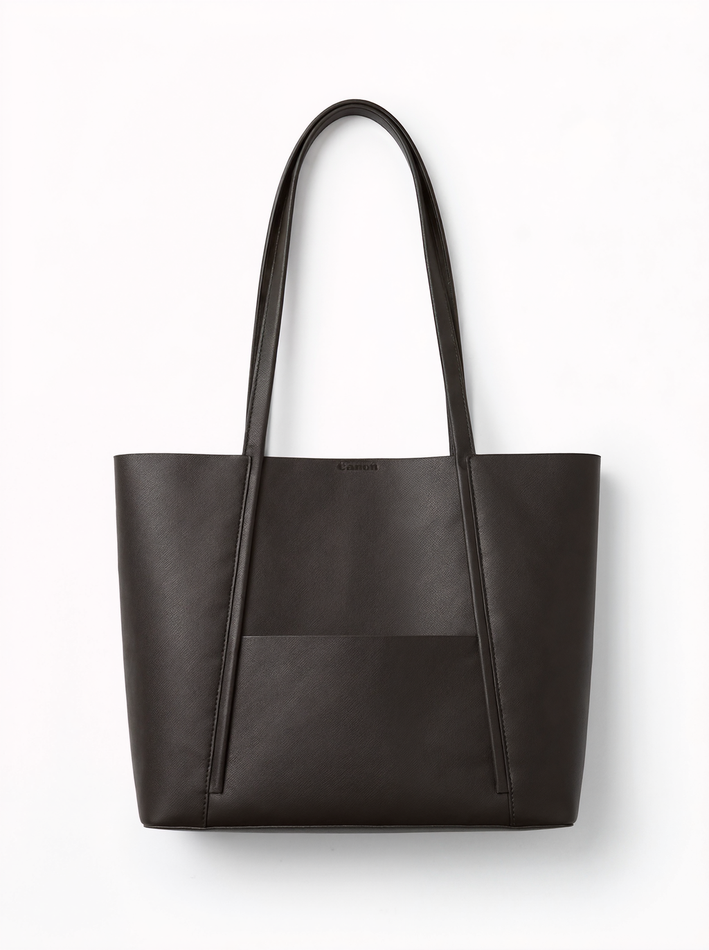 Structured Work Tote Shoulder Bag