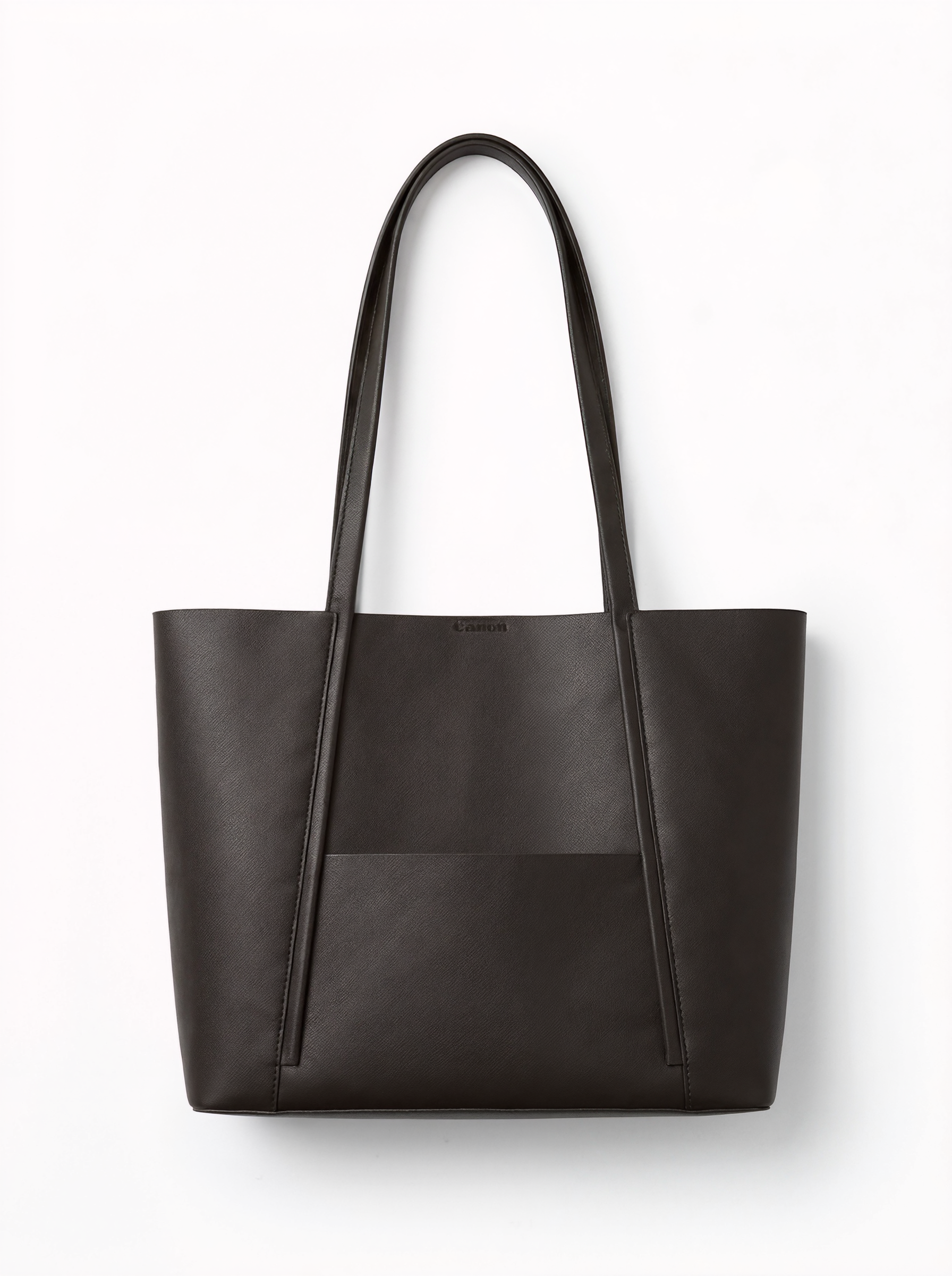 Structured Work Tote Shoulder Bag