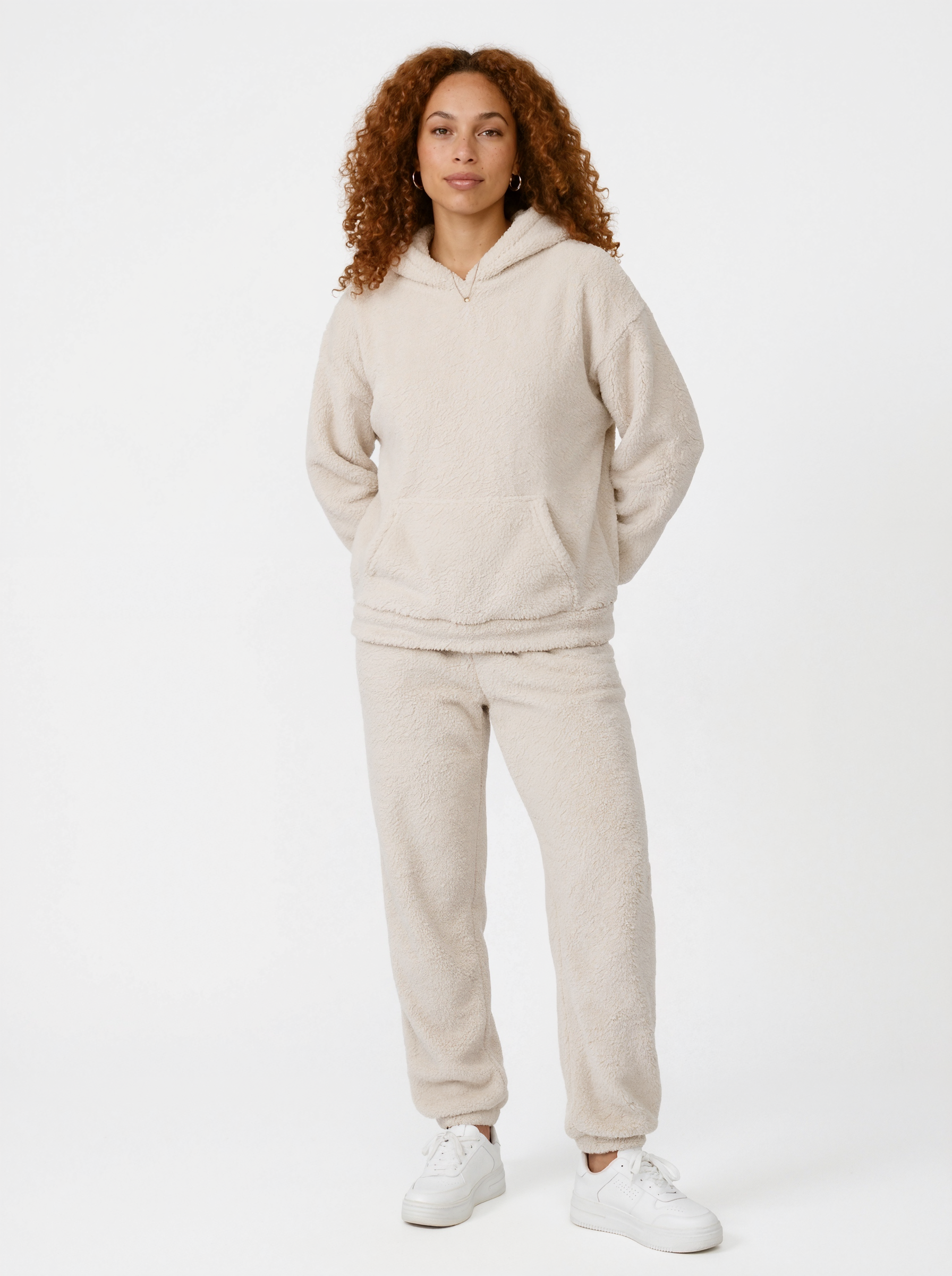 Plush Hooded Loungewear Set