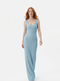 Sleek Glitter Maxi Dress