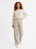 Pleated Wide-Leg Trousers