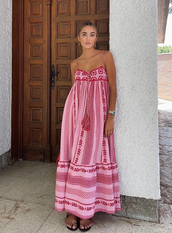 Printed Summer Maxi Dress