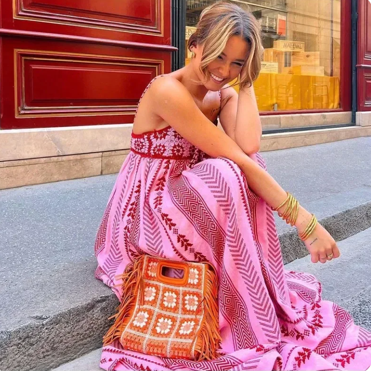 Printed Summer Maxi Dress