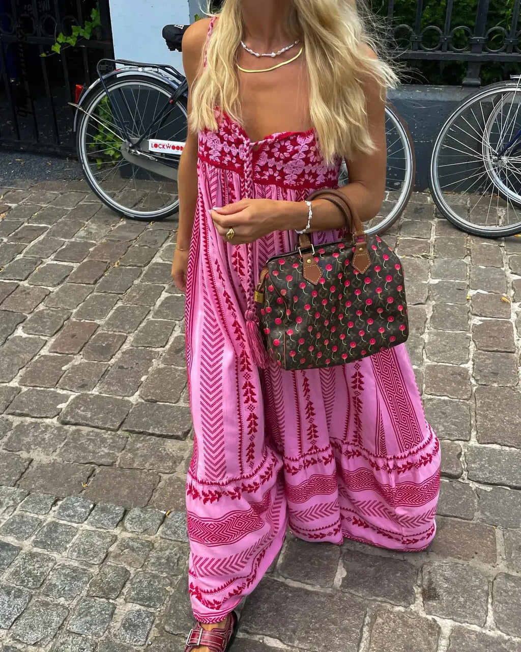 Printed Summer Maxi Dress