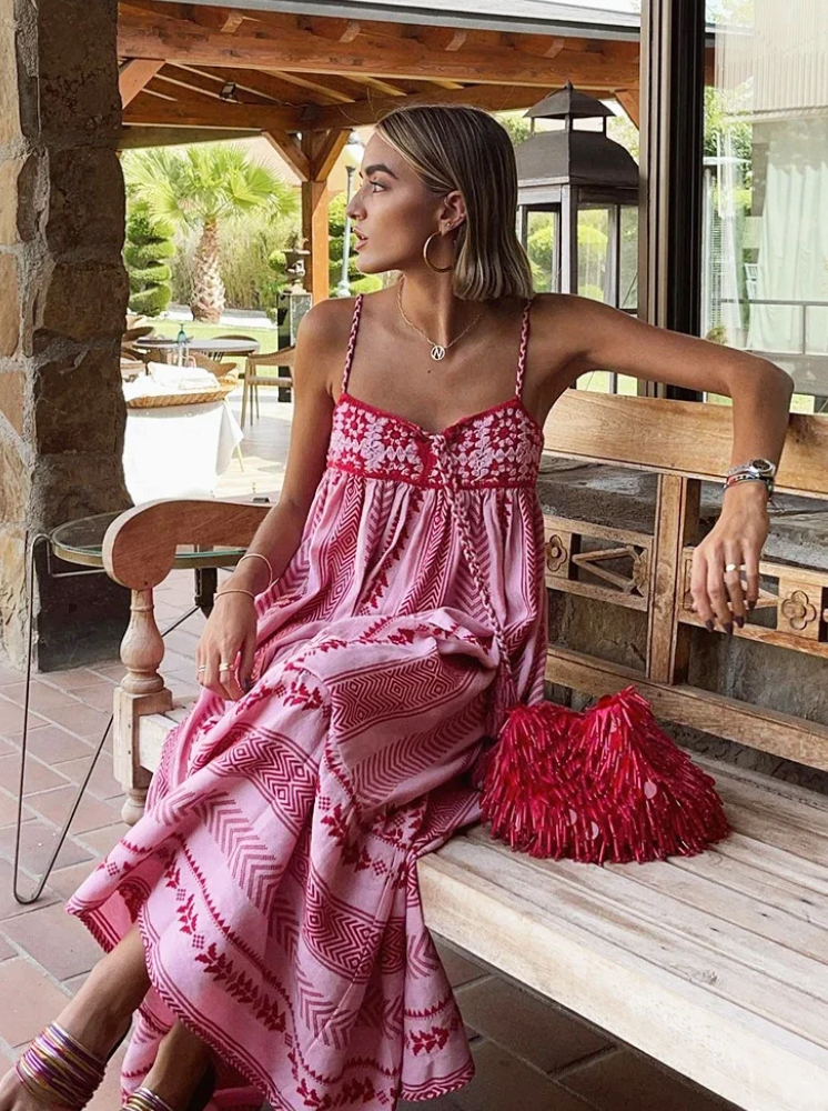 Printed Summer Maxi Dress