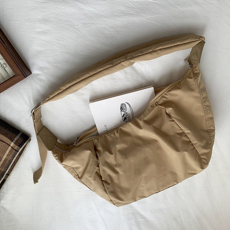 Oversized Nylon Puffer Shoulder Bag