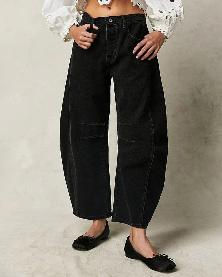 Relaxed Barrel Denim Jeans
