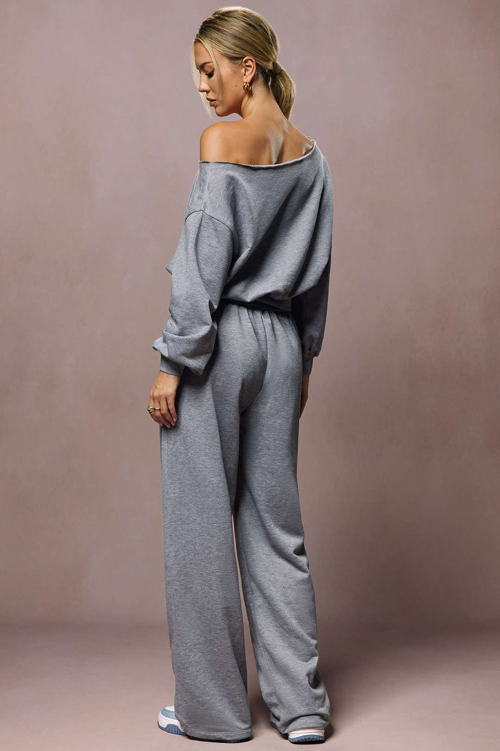 Loungewear Two Piece Set Top and Trousers