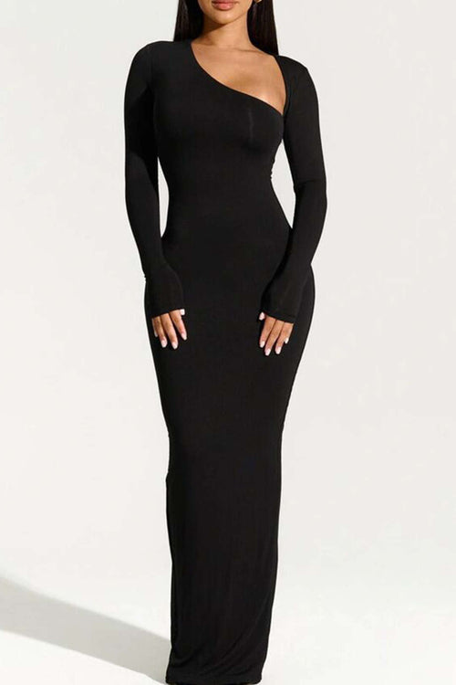 Asymmetrical Maxi Dress
