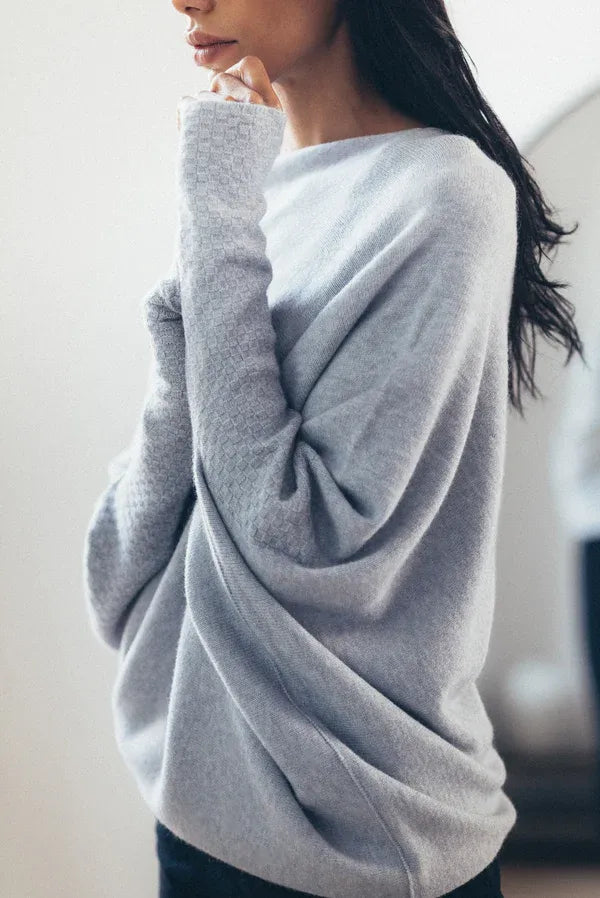 Oversized Swing Collar Sweater