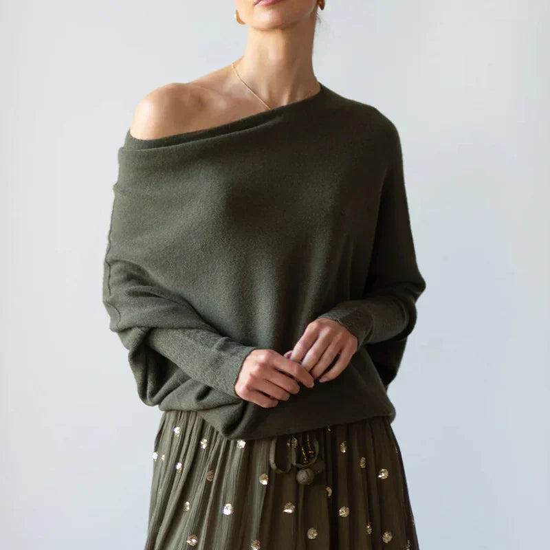 Oversized Swing Collar Sweater