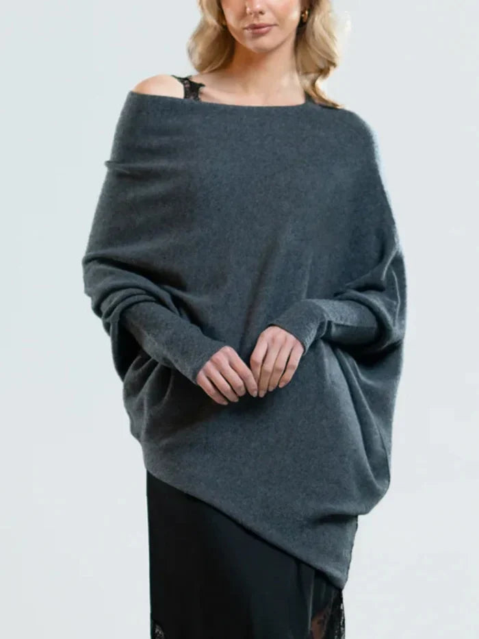 Oversized Swing Collar Sweater