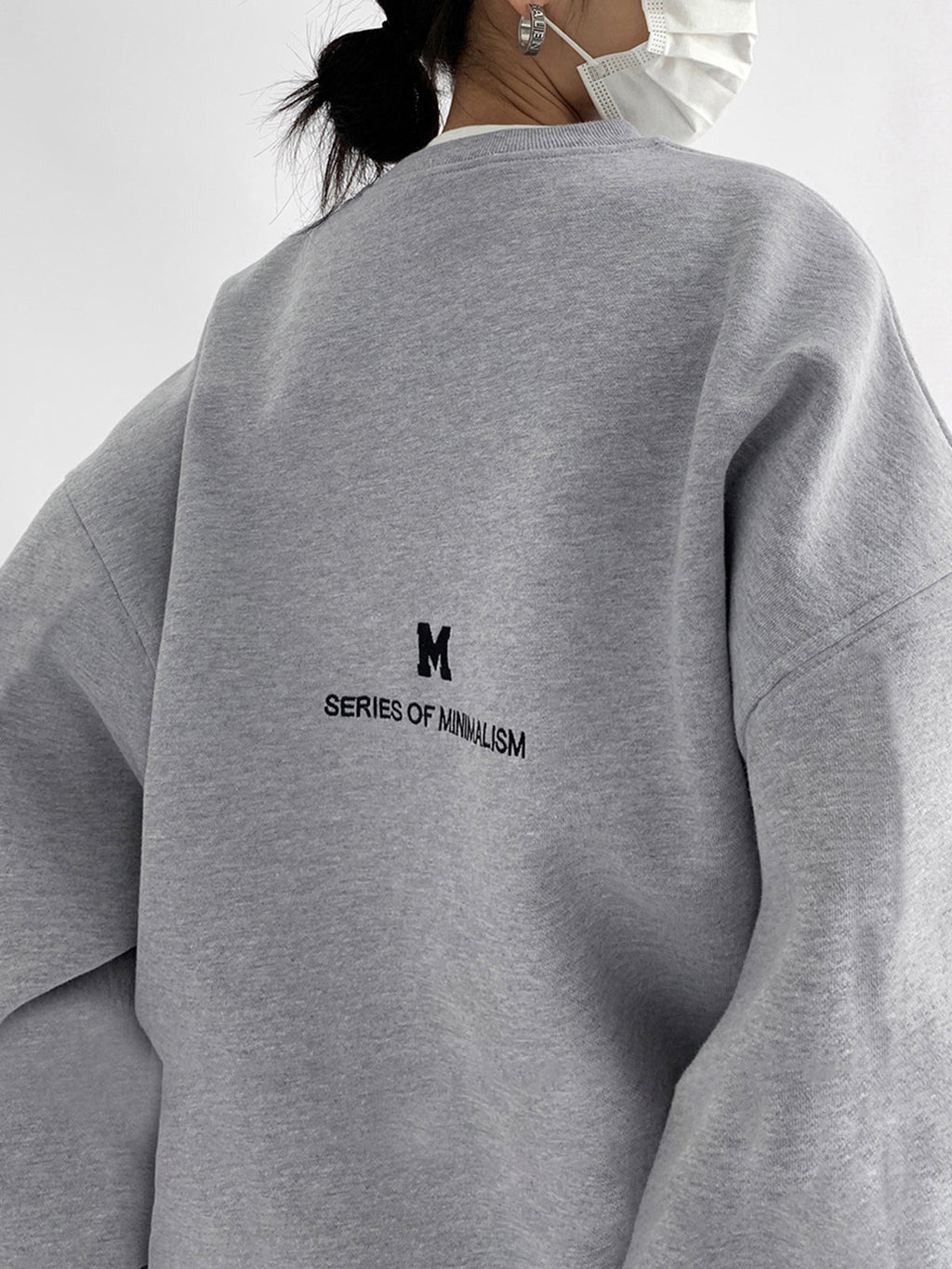Oversized Graphic Crewneck Sweater