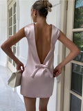 Summer Open Back Dress