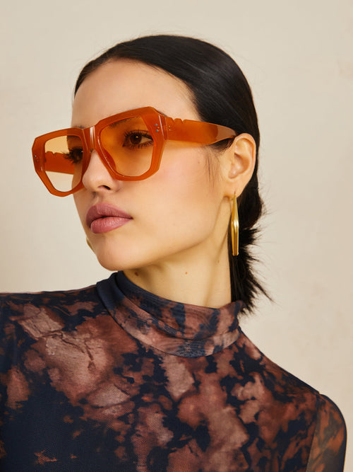 Chunky Geometric Sunglasses
