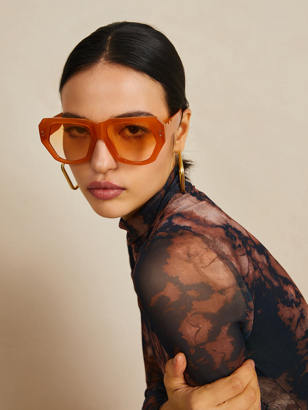 Chunky Geometric Sunglasses