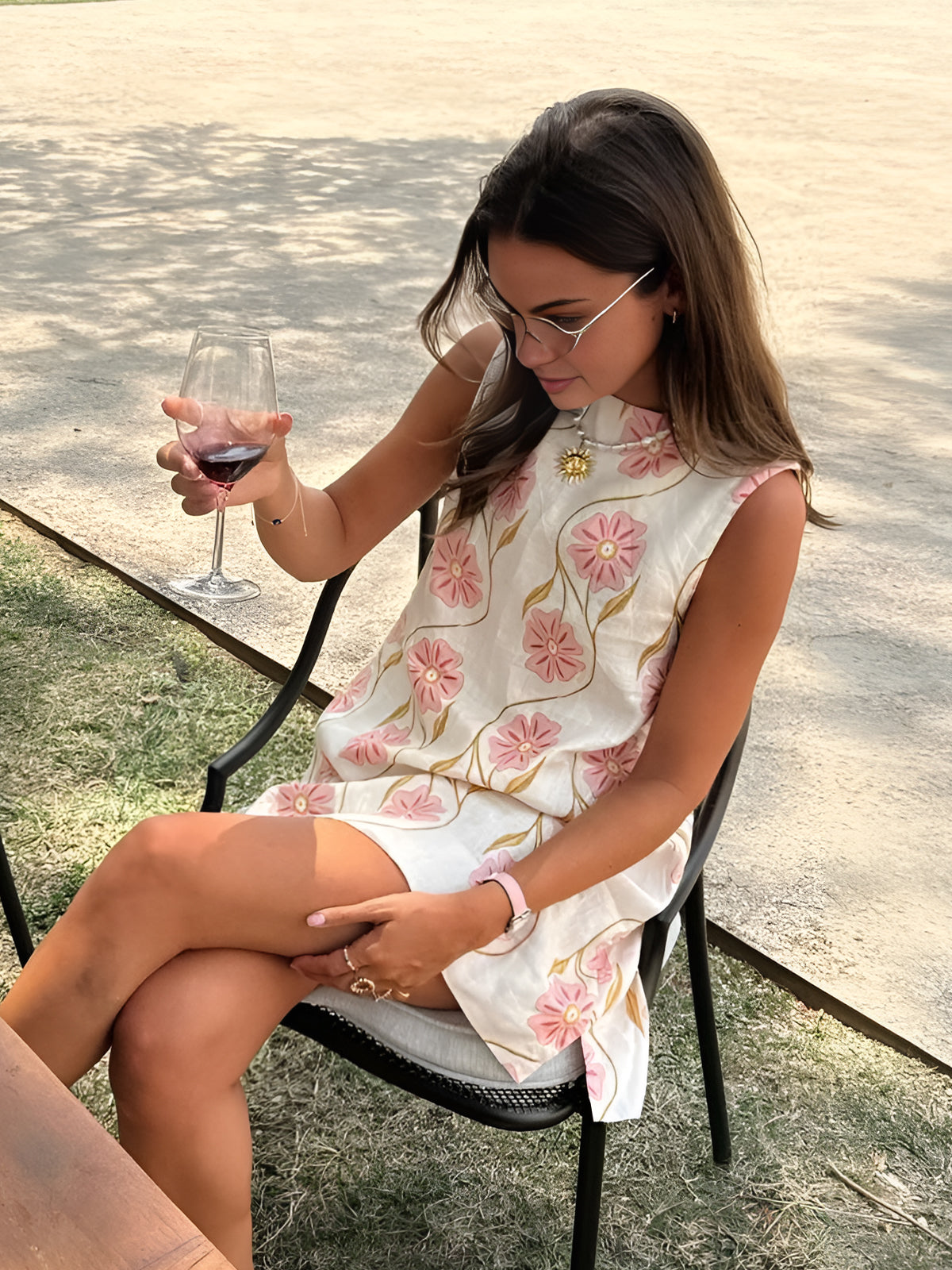 Floral Print A-Line Mini Dress